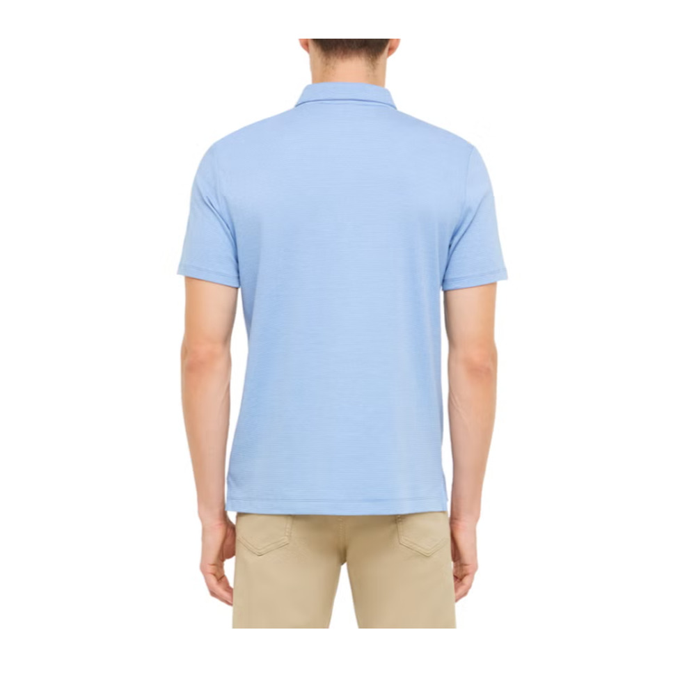 Banana Republic Men's Luxe Polo Shirt, Short Sleeve, Cotton, Blue, Size XL - Picture 2 of 9